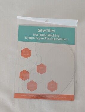 Sewtites Flat Back Stitching English Paper Piecing Palettes for Quilting